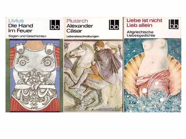 Sammlung bb-Taschenbücher „Antike“. 3 Titel. 