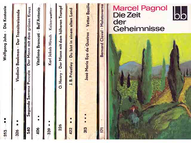 Sammlung "Taschenbücher bb-Reihe aus dem Aufbau-Verlag". 10 Titel. 