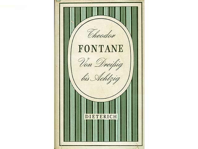 Konvolut „Theodor Fontane, Verschiedenes“. 12 Titel. 