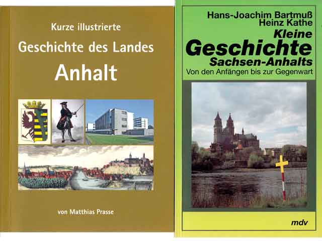 Konvolut „Sachsen-Anhalt. Zur Geschichte“. 4 Titel. 