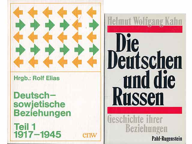 Konvolut „Deutsch-sowjetische/russische Beziehungen. Teil I“. 7 Titel. 