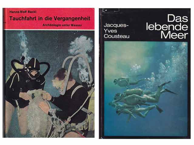 Büchersammlung „Ozeane, Klima, Unterwasser-Archäologie, Wikinger“. 5 Titel. 