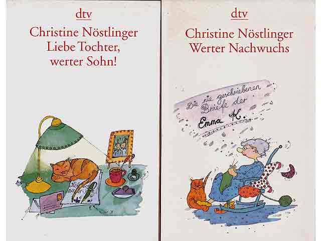 Die nie geschriebenen Briefe der Emma K., 75: Werter Nachwuchs und Liebe Tochter, werter Sohn. Erster und Zweiter Teil. 2 Taschenbücher