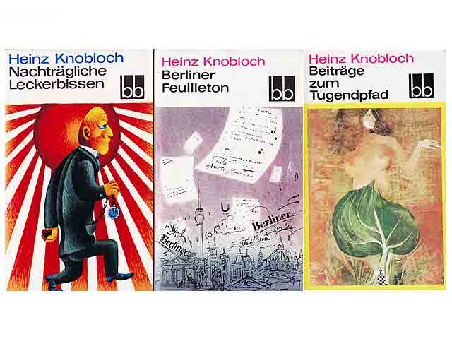 Büchersammlung „Heinz Knobloch“. 16 Titel. 