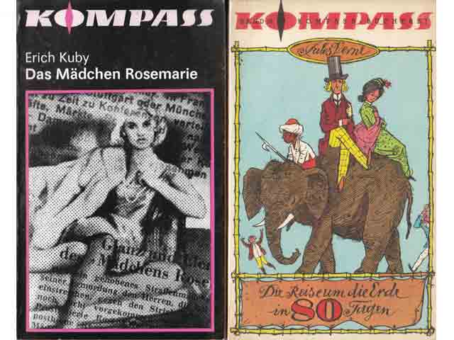 Büchersammlung "Kompass-Bücherei". 37 Titel. 