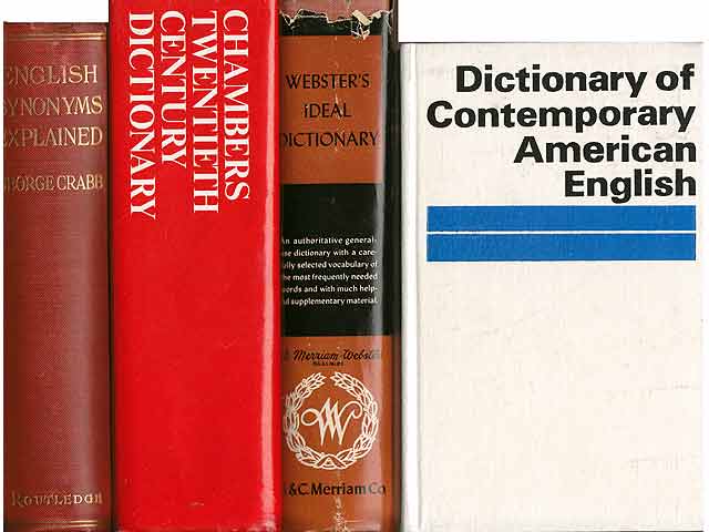 Konvolut „Wörterbücher Englisch/Amerikanisch“. 5 Titel. 