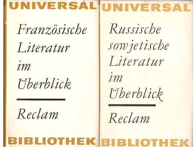 Büchersammlung "Literatur im Überblick". 3 Titel. 