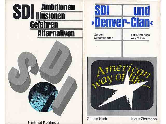 Konvolut "SDI und American way of life". 6 Titel. 