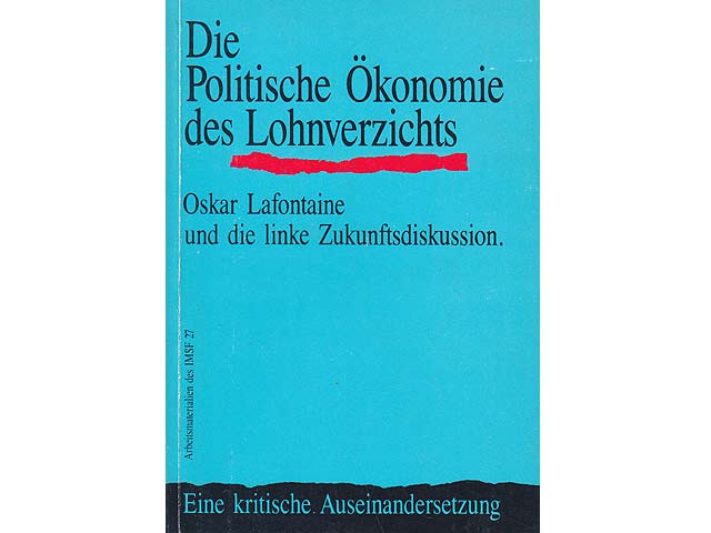 Konvolut "Oskar Lafontaine". 5 Titel. 