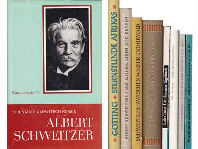 Konvolut "Albert Schweitzer". 15 Titel. 