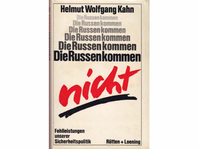 Konvolut „Kalter Krieg/Wettrüsten“. 12 Titel. 