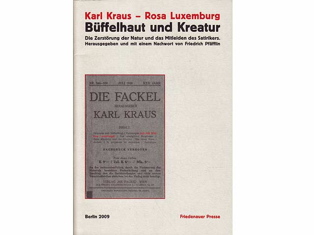 Büchersammlung "Karl Kraus". 4 Titel. 