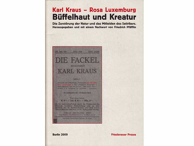 Büchersammlung "Karl Kraus". 5 Titel. 