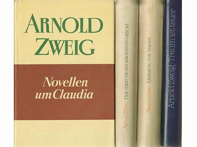 Büchersammlung "Arnold Zweig". 6 Titel. 