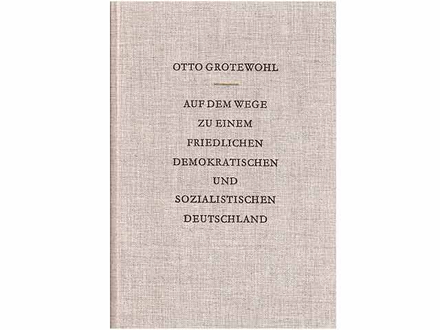 Konvolut "Otto Grotewohl". 8 Titel. 