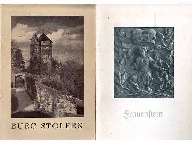 Konvolut „Albrechtsburg Meißen u. a. Burgen“. 4 Titel. 