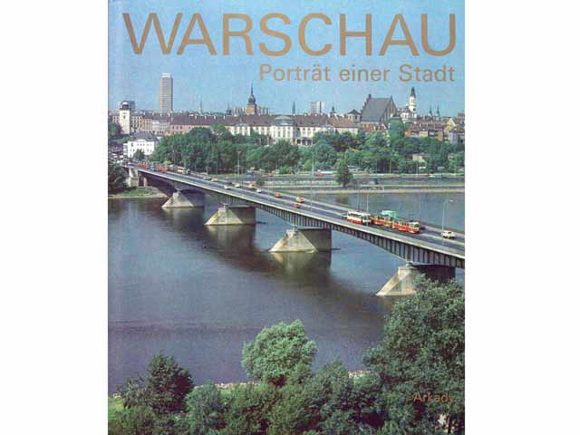 Büchersammlung "Warschau, Text-Bild-Bände“. 5 Titel. 