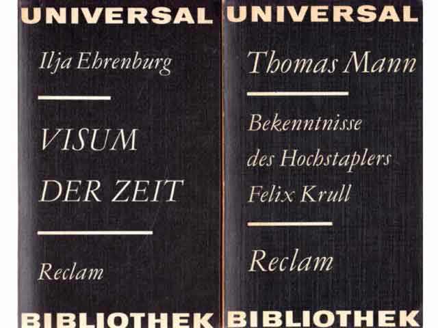 Büchersammlung „Reclam-Belletristik“. 10 Titel. 