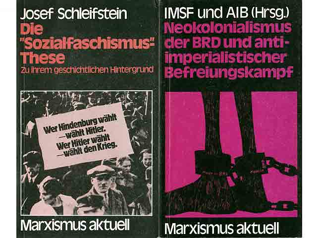 Sammlung "Marxistische Taschenbücher". 7 Titel. 