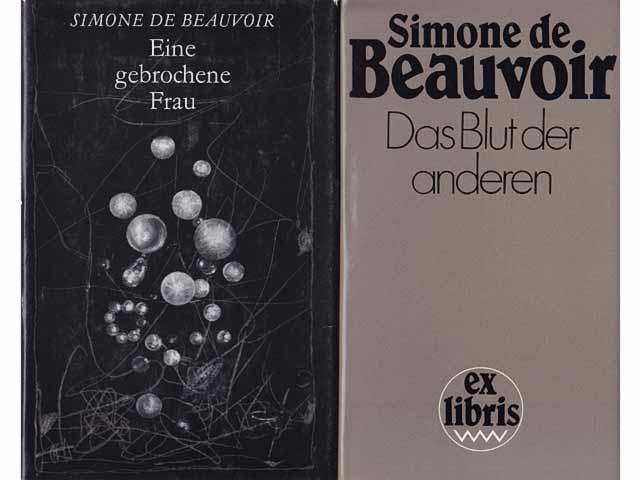 Büchersammlung "Simone de Beauvoir“. 8 Titel. 