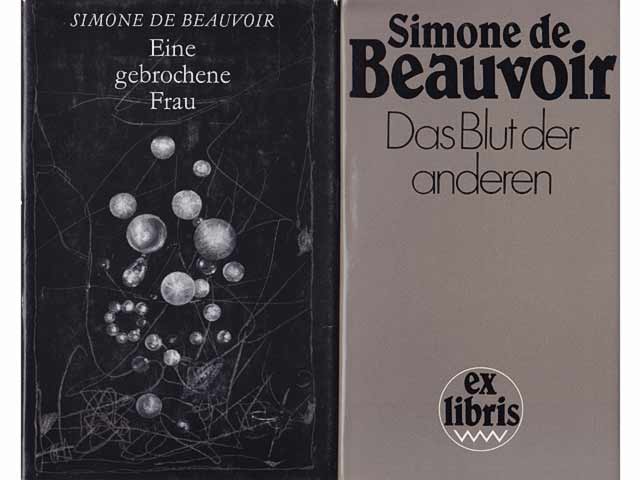 Büchersammlung "Simone de Beauvoir“. 7 Titel. 