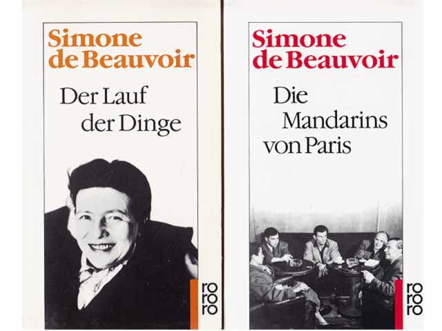 Büchersammlung "Simone de Beauvoir“. 8 Titel. 