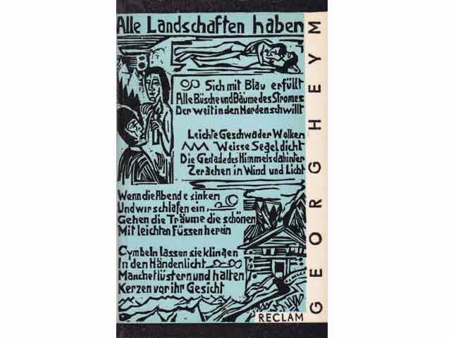 Gedichte. Hrsg. von Stephan Hermlin. Reihe: Reclam Belletristik. 2. Auflage