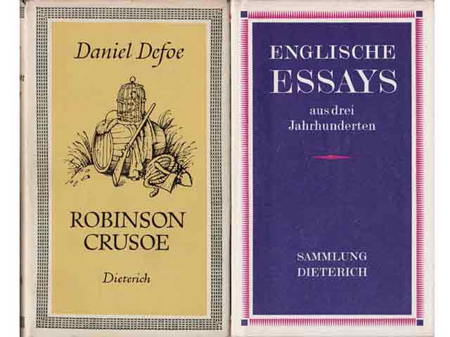 Büchersammlung "Sammlung Dieterich". 4 Titel. 