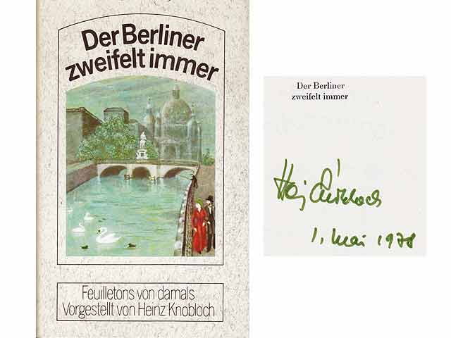 Konvolut „Heinz Knobloch“. 15 Titel. 
