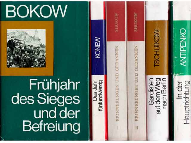 Konvolut "Kriegsende 1945 in Berlin/ Erinnerungen/Tag der Befreiung". 10 Titel. 