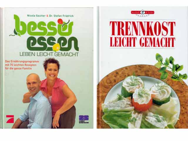 Büchersammlung „Gesunde Ernährung“. 5 Titel. 