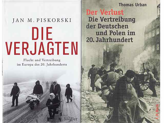 Konvolut "Vertreibung, Umsiedler 1945/1946". 6 Titel. 