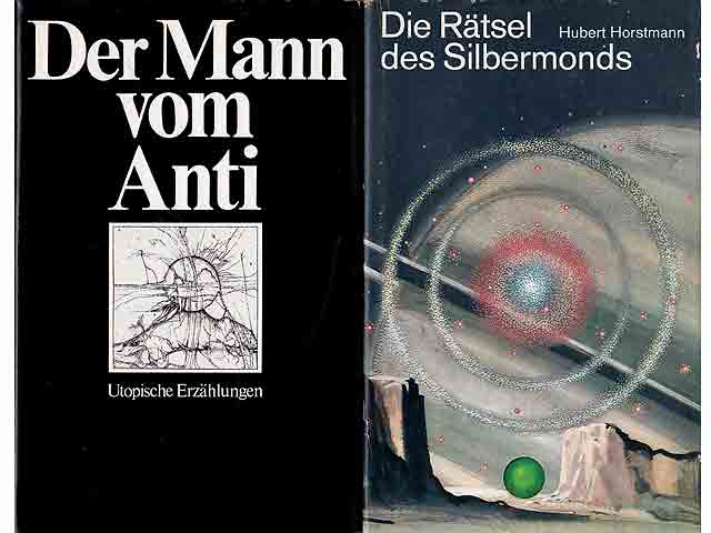 Büchersammlung "Utopische Romane, Erzählungen". 3 Titel. 