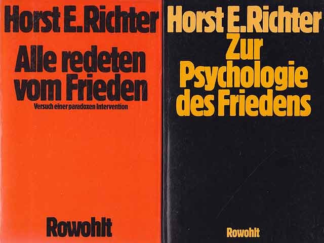 Konvolut "Horst-Eberhard Richter. Friedensbewegung". 3 Titel. 
