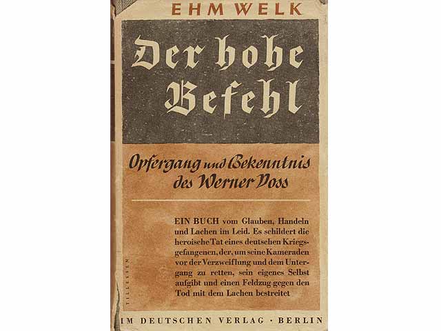 Konvolut „Ehm Welk“. 6 Titel. 