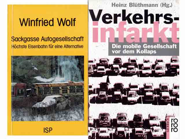 Konvolut „Verkehrsgeschichte, Verkehrsinfarkt “. 7 Titel. 