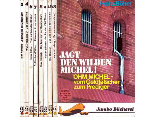 Sammlung "Jumbo Bücherei". 9 Titel. 