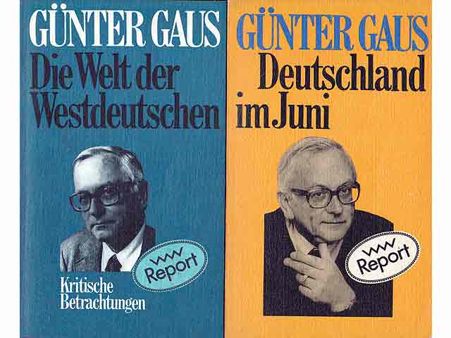 Konvolut "Günter Gaus". 6 Titel. 