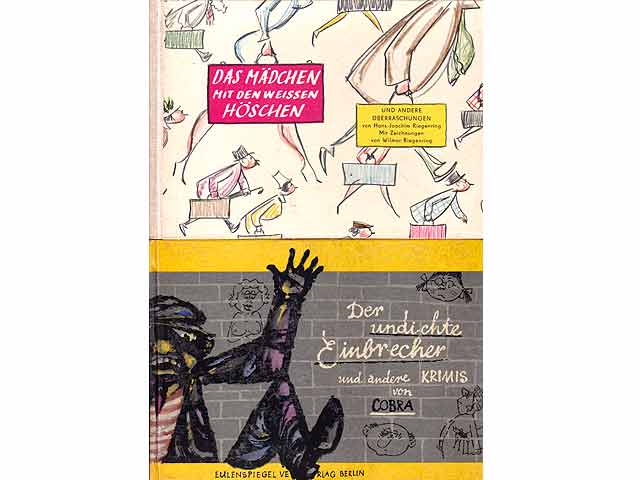 Büchersammlung "Satire". 8 Titel. 