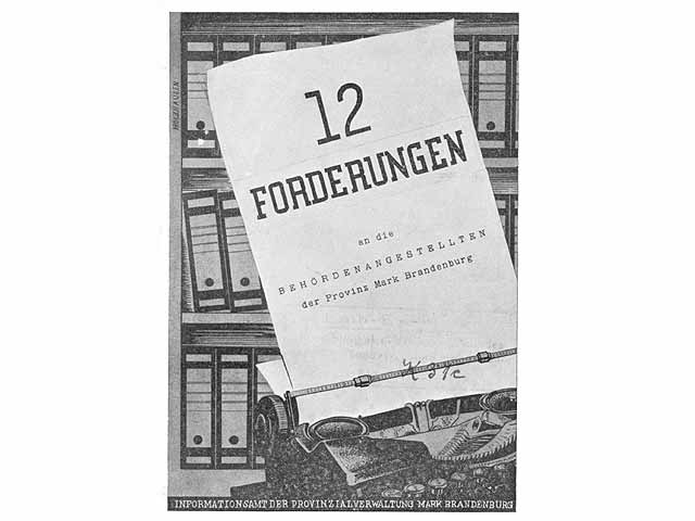 Konvolut "Zur Entwicklung der Staats- und Rechtsauffassung in der SBZ/DDR 1945 bis Ende der 60er Jahre". 14 Titel. 
