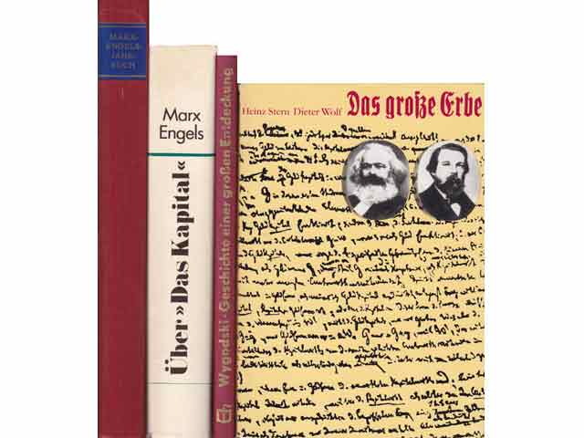 Konvolut "Zur Entstehungsgeschichte des Kapitals und zum Nachlass von Marx und Engels". 4 Titel. 