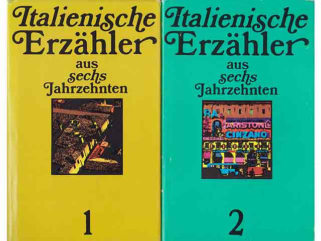 Italienische Erzähler aus sechs Jahrzehnten. Erster und zweiter Band. Hrsg. und mit einem Nachwort versehen von Jochim Meinert. 3. Auflage