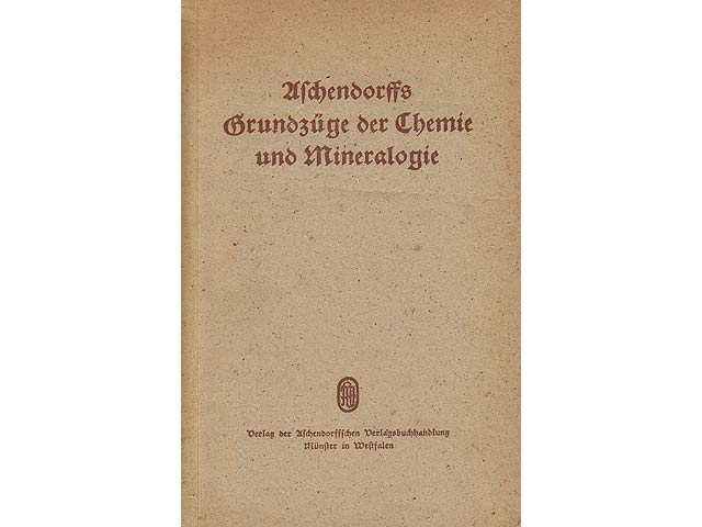 Konvolut "Chemie, Geologie, Mineralogie". 3 Titel. 