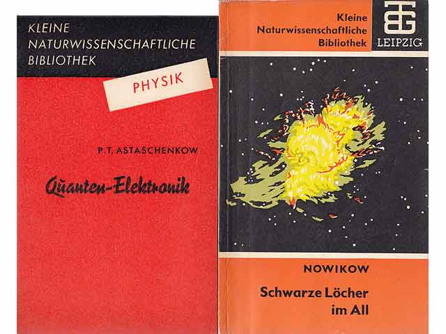 Konvolut "Kleine Naturwissenschaftliche Bibliothek, Reihe Physik". 6 Titel. 