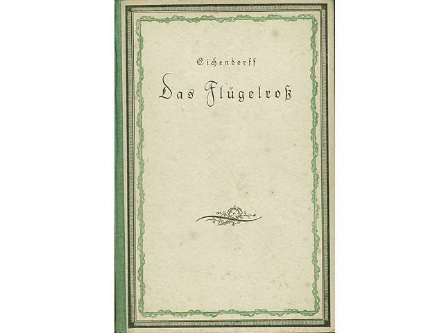Büchersammlung "Josef von Eichendorff". 8 Titel. 