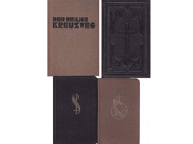 Büchersammlung "Religiöse Gesang- und Betbücher". 9 Titel. 