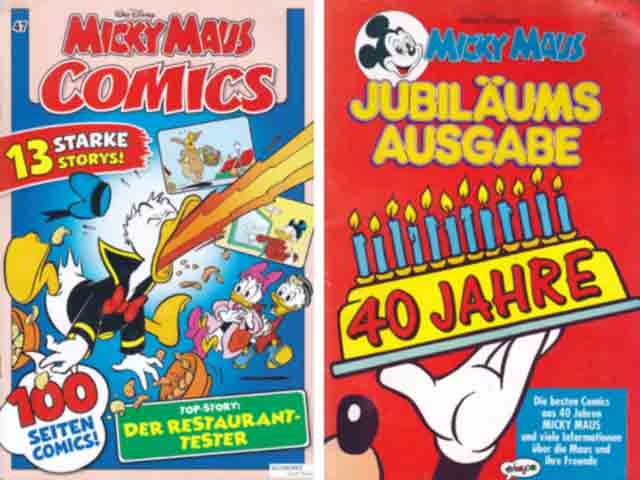 Konvolut „ Walt Disney. Micky Maus“. 5 Titel. 