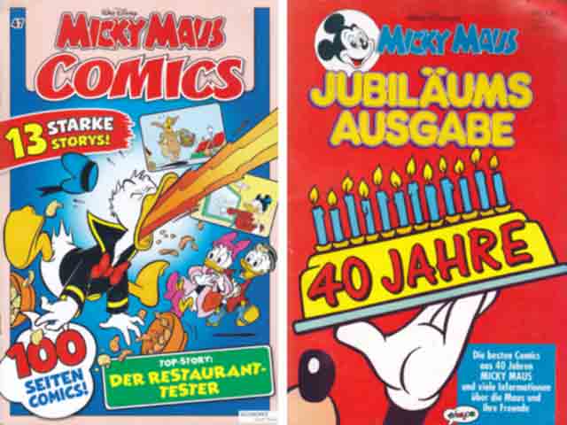 Konvolut „ Walt Disney. Micky Maus“. 5 Titel. 