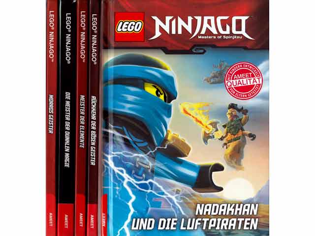Büchersammlung „Ninjago. Masters of Spinjitzu“. 5 Titel. 