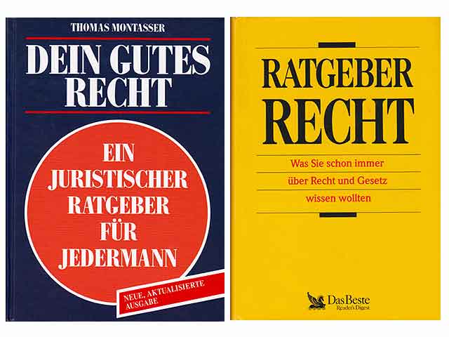 Büchersammlung „Rechtsratgeber“. 3 Titel. 